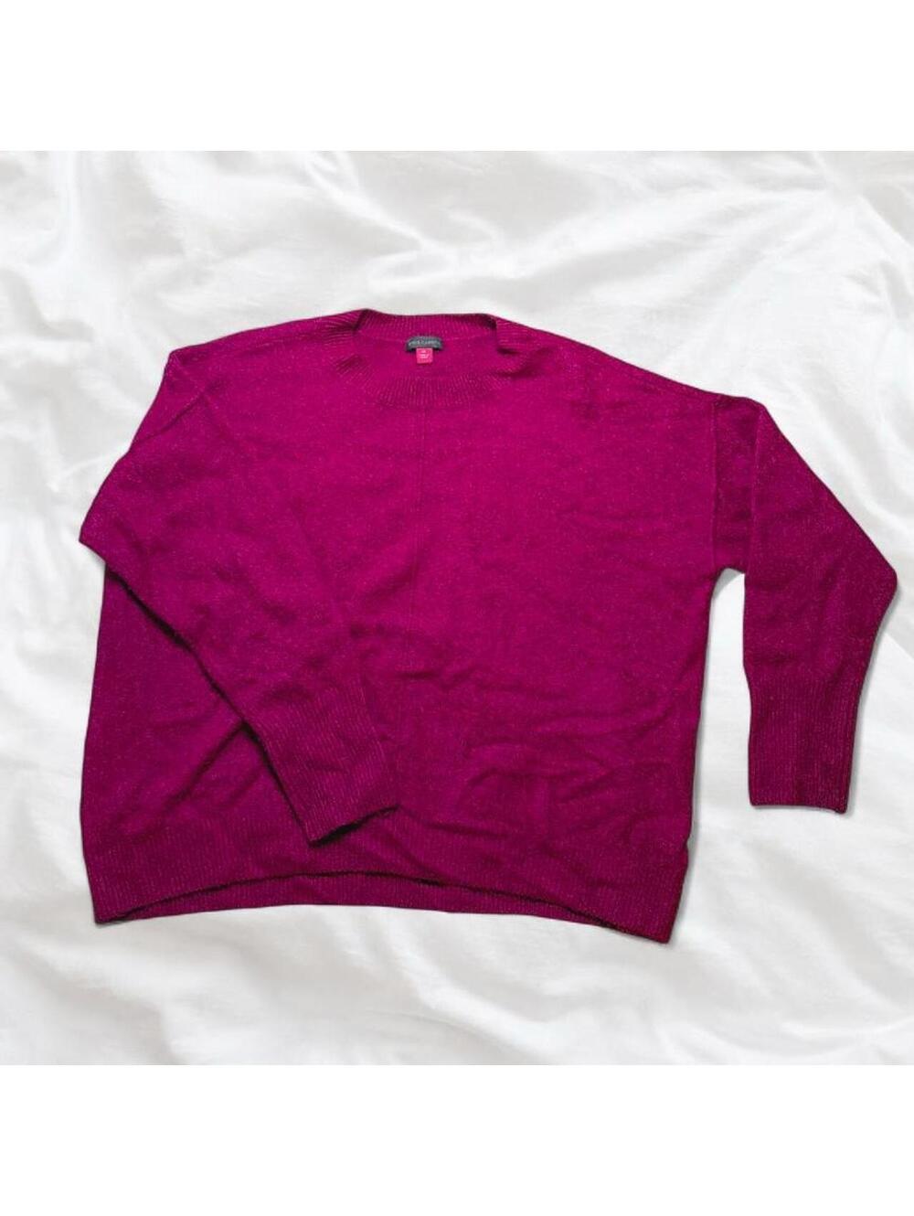 Vince Camuto Hot Pink Knit Sweater Size Medium